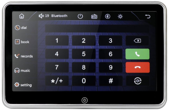 1024x600 Samochód Taxi Bus Tylne siedzenie Ekrany telewizyjne Android Monitor zagłówkowy Wyświetlacz dotykowy